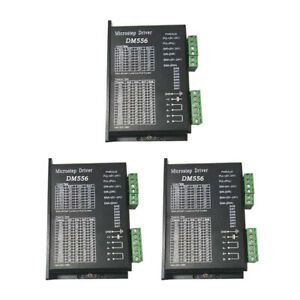 3x DM556 42/57 2 Phase Micro Stepper Motor Driver Controller 24-50VDC 5.6A