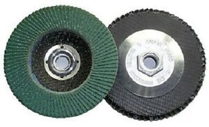 Shark 45862 7-Inch Aluminum Flap Disc with Type 27, Grit-120, 10-Pack