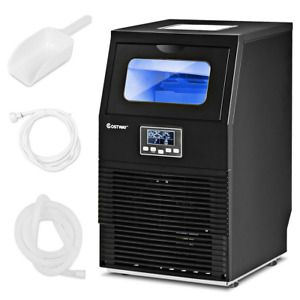 Freestanding Automatic Portable Heavy Duty Built-In Commercial Ice Maker Cafes