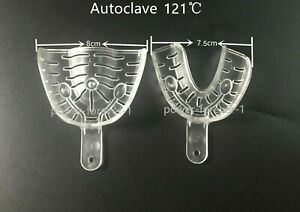 Dental Clear Impression Trays Large 1# 2# 121 Upper Lower Tray Orthodontic