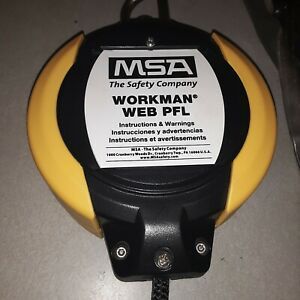MSA WORKMAN PERSONAL FALL LIMITER  12&#039; LINE130-300 LB *NIB*