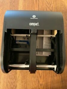 NEW GEORGIA PACIFIC 56744A TOILET PAPER DISPENSER COMPACT QUAD 4 ROLLS
