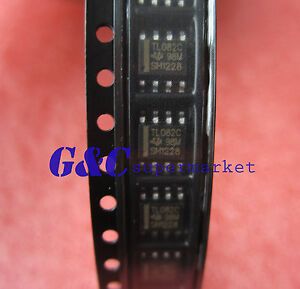 100PCS TL082 TI SOP8 IC JFET-INPUT OPERATIONAL AMPLIFIERS GOOD QUALITY