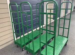 3 ULINE BOAT GROCERY CART HEAVY DUTY 16” X 48” LOCAL PICKUP ONLY