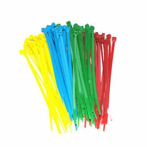 Lot Of 500 Pcs  8&#034; In Inch Uv Resistant Cable Pack Zip Ties Nylon Self Locking !