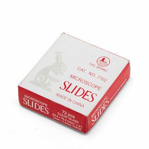 SWIFT 100pcs Pre-Cleaned Blank Microscope Slides+200pcs Coverslips Cover Glasses