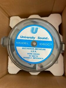 UNIVERSITY SOUND HORN DRIVER ID60CT 60W VARIABLE IMPEDANCE NIB