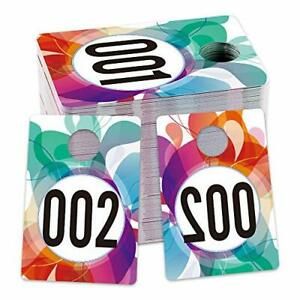 Live Numbers,001-100,Reusable,Normal and Reverse Mirror Image