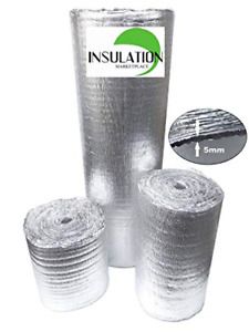 SmartSHIELD -5mm 24&#039;&#039;X50ft Reflective Insulation Roll, Foam Core Radiant Shield,