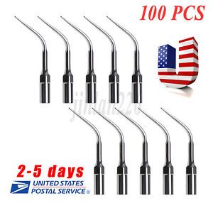 100PCS Dental Ultrasonic Piezo Scaler Scaling Tips G3 Fit EMS SKYSEA SANDENT gt