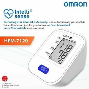 Omron HEM-7120 Fully Automatic Digital Blood Pressure Monitor With Intellisense