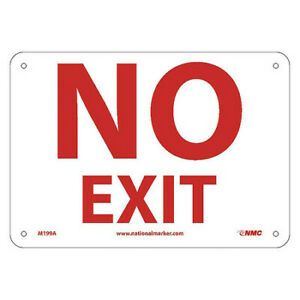 NMC M199A No Exit Sign