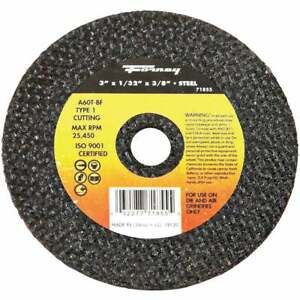 Forney Type 1 3 In. x 1/32 In. x 3/8 In. Steel Cut-Off Wheel 71855  - 1 Each