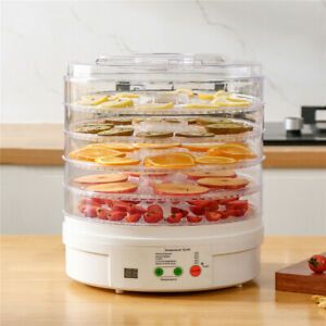 5 Tray 350W Electric Food Dehydrator Veg Preserver Machine Fruit Meat Beef Dryer