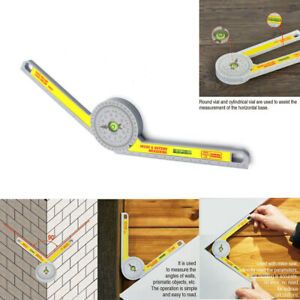 Miter Saw Protractor Angle Finder Goniometer Carpenter Engineer Arm Ruler Gauge