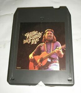 Willie Nelson - Willie And Family Live - 8 Eight Track Tape