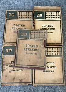 3M Company Coated Abrasive Sheets (4 Lot) Wetordry Tri-M-ite 9x11&#034; - 125 Sheets