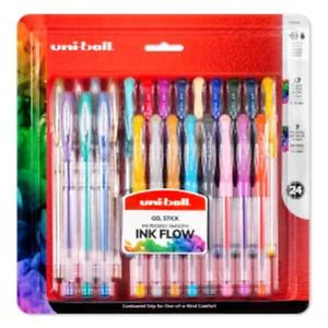 uni-ball Gel Pens, Signo DX Ultra Micro Point (0.38mm) &amp; Stick Medium Point (0.8