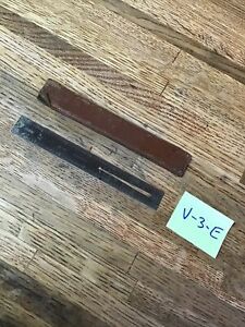 VINTAGE GENERAL NO. 310 6 INCH METAL RULER  WITH AMERICAN OR B &amp; S GAGE