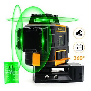 kaiweets Green Cross Line Laser Level Self Inc Bracket  Automatic Levels US sell