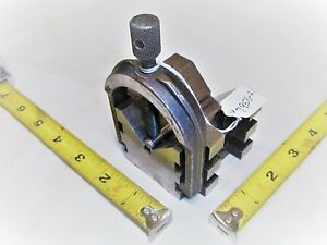 Brown &amp; Sharpe 750-B, V Block and Clamp, 2-1/2&#034; Long x 2-3/4 Wide x 2-59/64 Tall