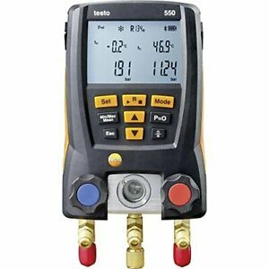 testo 550 I Digital Manifold Kit for air conditioning refrigeration systems a...