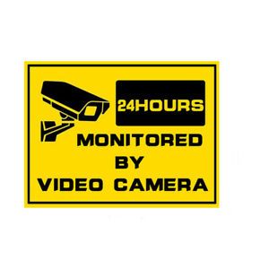 CCTV monitoring security anti-theft alarm warning board anti-theft warning board