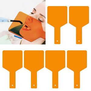 1/5/10Pcs Dental Protevtive Shield Curing Light Visibe Hand-Held Plate Board US