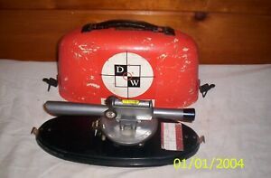 VINTAGE DAVID WHITE SURVEYING LEVEL TRANSIT INSTRUMENT W/ CASE