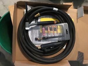 Weldtec 25&#039; Air-Cooled Tig Torch w/Rubber Hose (WT-17-25R)
