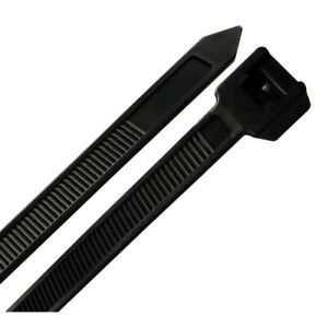 Steel Grip 24 in.   L Black Cable Tie 10 pk