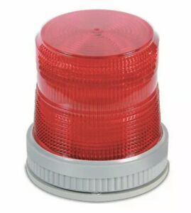 EDWARDS SIGNALING 105XBRMR120A Warning Light,LED,120VAC,Red,65 FPM