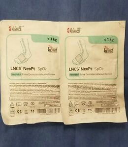 MasimoSET LNCS NeoPt SPO2 adhesive sensor (bundle of 15) New open box