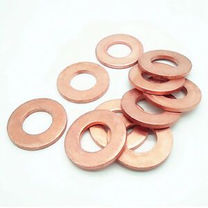 M13 Inner Dia Copper washers marine cushion ring brass flat gaskets 15mm-20mm OD