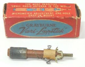 Loopstick Antenna Vintage NOS Graybar Veri-Loopstick w/Docs Free Shipping