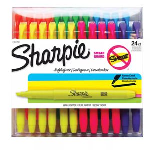 Sharpie Accent, Highlighters, Assorted Colors, 24 Pack