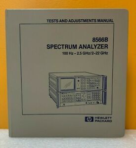 HP / Agilent 08566-90051 8566B Spectrum Analyzer Tests and Adjustments Manual.