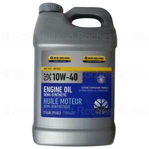 New Holland 2.5 Gal SAE 10W-40 Engine Oil Part # 73344227