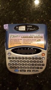 Brother P-Touch PT-1750 Label Printer Tested No Batteries Some tape