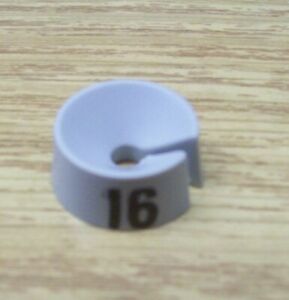 Store Display Fixtures 13 SIZE MARKERS 3/4&#034; Diameter FOR HANGERS Size 16