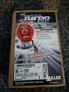 *NEW IN BOX* Miller Turbo Lite 6FT 400 LBS Personal Fall Limiter
