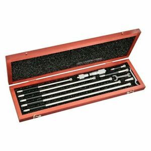 Starrett 823DZ Tubular Inside Micrometer Set with Case, 4-32&#034; Range, .001&#034; NEW