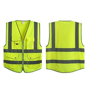 G &amp; F Products Reflective Vest Safety Vest High Visibility with reflective ANSI