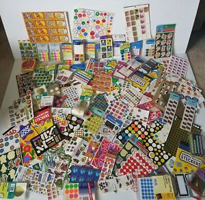 Huge Lot of Misc. Classroom Stickers &amp; Labels - Many NEW &amp; Many Vintage!