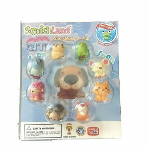 SquishLand  City Display Blister Pack with 8 Squishies