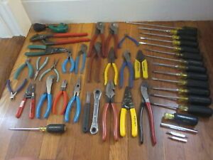 KLEIN GREENLEE Journeyman Electrician Tool Kit Set 41pc + Crescent &amp; Channellock