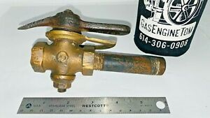 1/2&#034; Brass REID Gas Cock Regulating Valve G76A Hit Miss Gas Oilfield Engine Ried