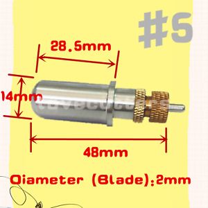 HQ Silver Roland Blade Holder Stand for Vinyl Cutter Cutting Plotter Dia 2mm 5PC