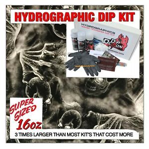 Hydrographic dip kit Boogeyman Skulls hydro dip dipping 16oz