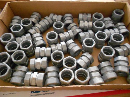 New metal madison emt l-26 compression coupling 1&#034; quantity of (50) for sale